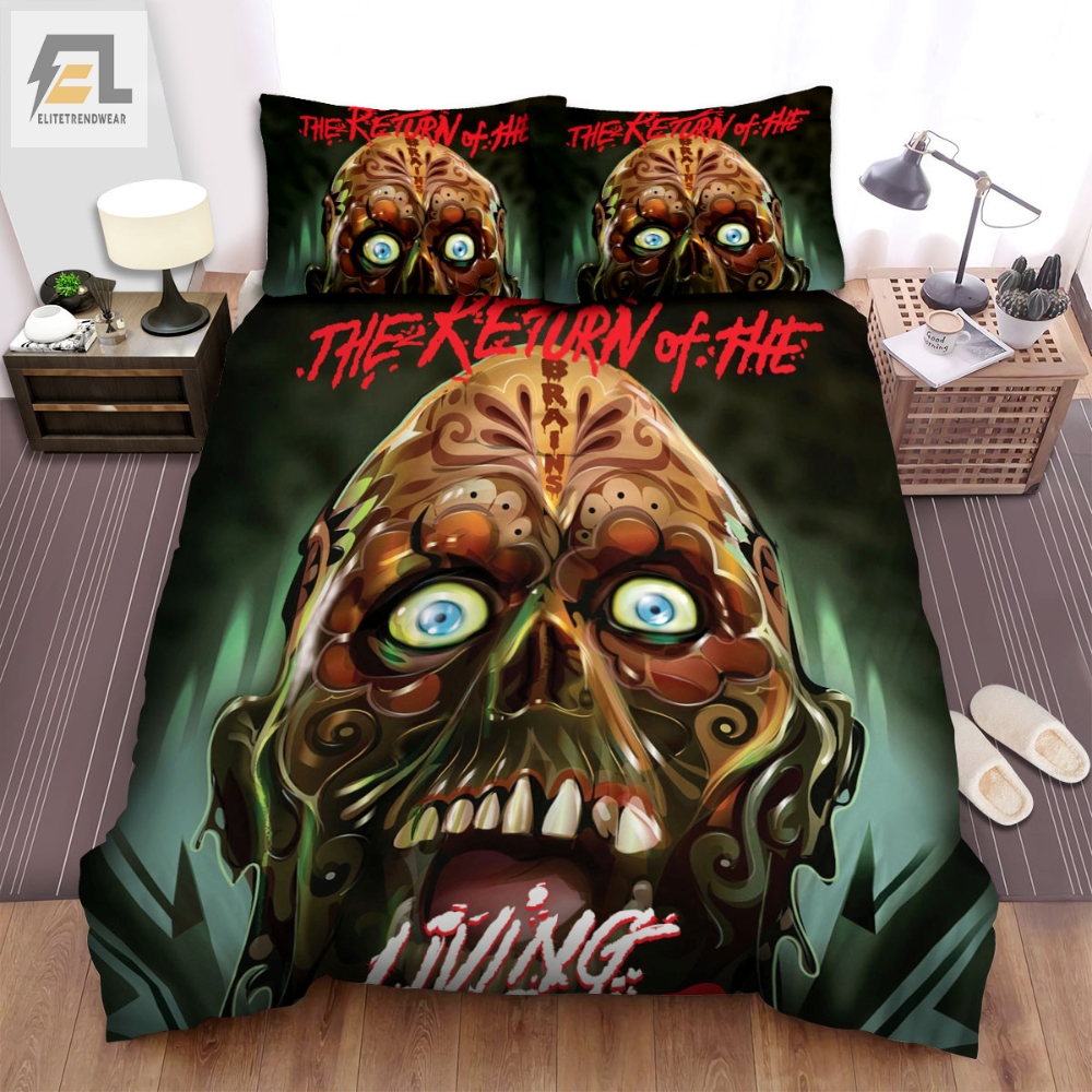 The Return Of The Living Dead Movie Poster Iii Photo Bed Sheets Spread Comforter Duvet Cover Bedding Sets 