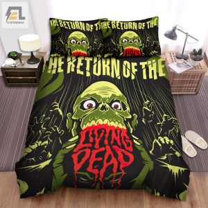 The Return Of The Living Dead Movie Poster I Photo Bed Sheets Spread Comforter Duvet Cover Bedding Sets elitetrendwear 1 1