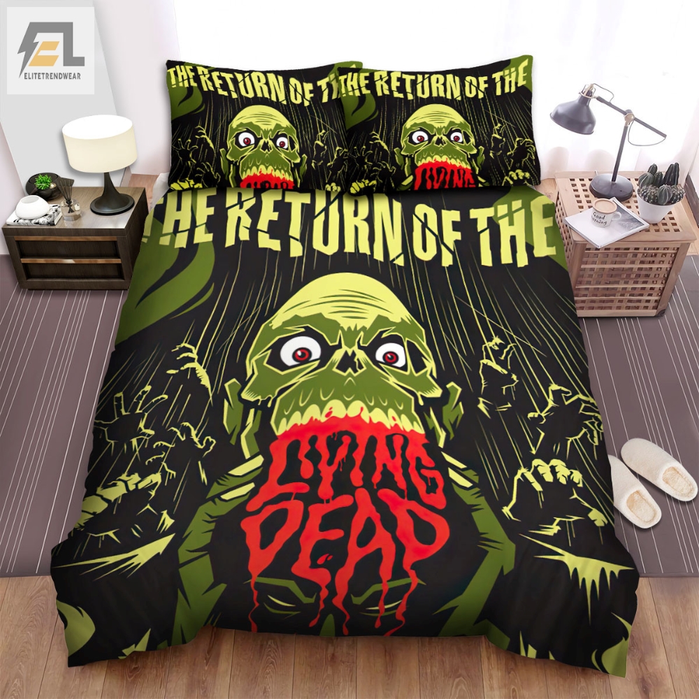 The Return Of The Living Dead Movie Poster I Photo Bed Sheets Spread Comforter Duvet Cover Bedding Sets 