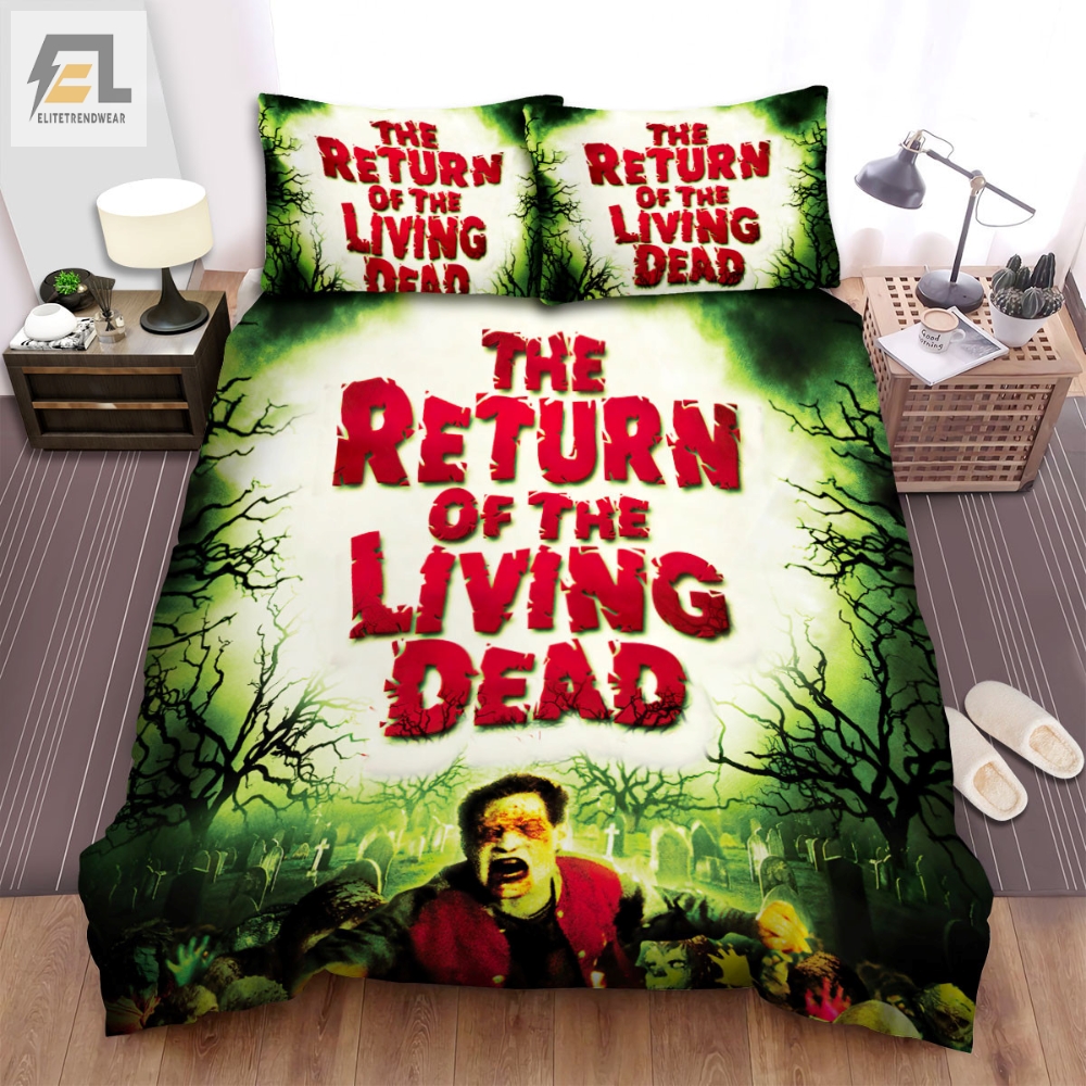 The Return Of The Living Dead Movie Poster Ii Photo Bed Sheets Spread Comforter Duvet Cover Bedding Sets 