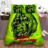 The Return Of The Living Dead Movie Green Background Bed Sheets Spread Comforter Duvet Cover Bedding Sets elitetrendwear 1