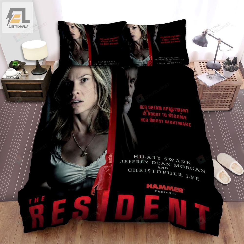 The Resident Her Dream Apartment Is About To Become Her Worst Nightmare Movie Poster Ver 2 Bed Sheets Spread Comforter Duvet Cover Bedding Sets 