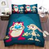 The Ren And Stimpy Show Pixel Art Bed Sheets Spread Duvet Cover Bedding Sets elitetrendwear 1