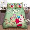 The Ren And Stimpy Show Butts Touching Bed Sheets Spread Duvet Cover Bedding Sets elitetrendwear 1