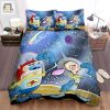 The Ren And Stimpy Show Astronauts Bed Sheets Spread Duvet Cover Bedding Sets elitetrendwear 1