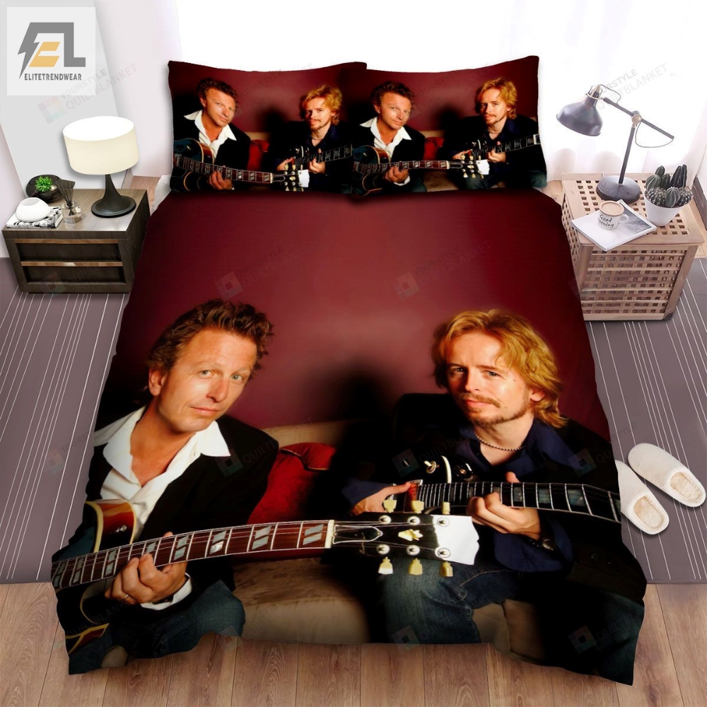 The Rembrandts Music Band Photoshoot Bed Sheets Spread Comforter Duvet Cover Bedding Sets 