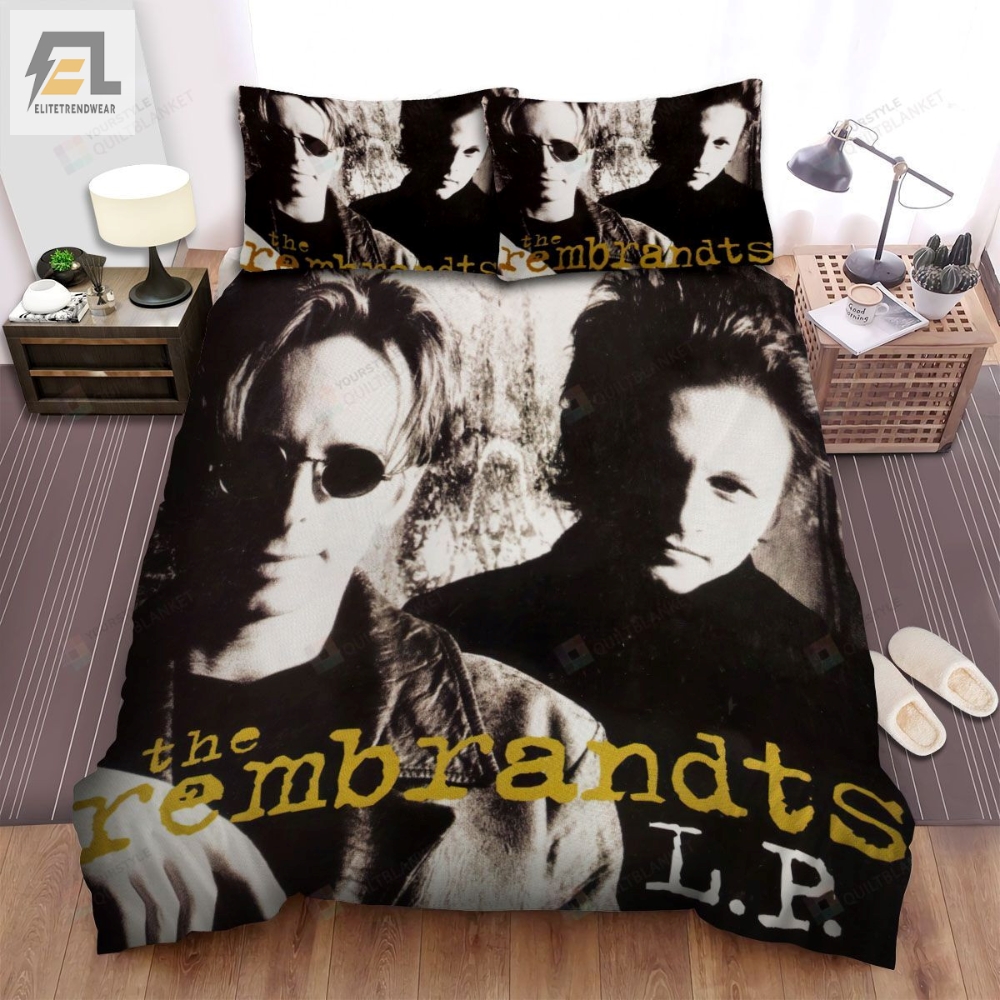 The Rembrandts Music Band L.P. Album Cover Bed Sheets Spread Comforter Duvet Cover Bedding Sets 