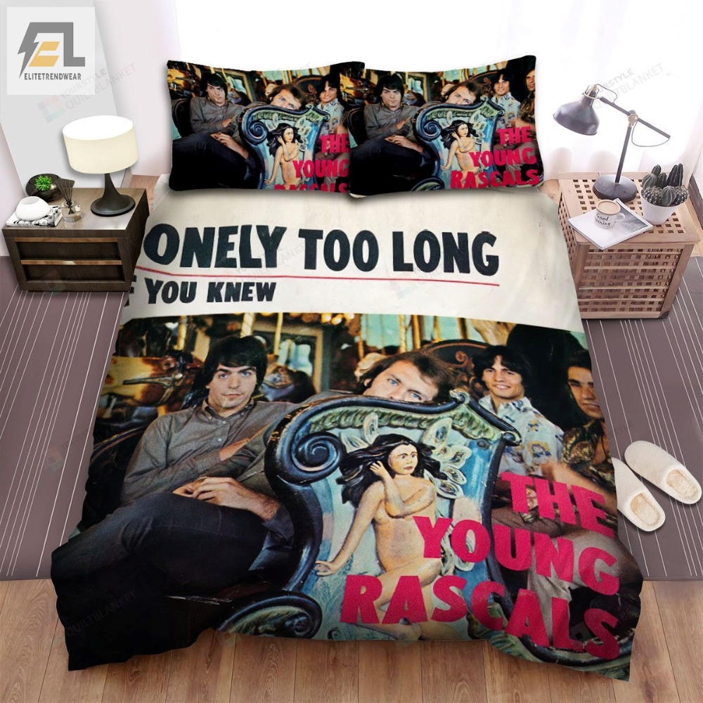 The Rascals Band Lonely Too Long If You Knew Album Cover Bed Sheets Spread Comforter Duvet Cover Bedding Sets 