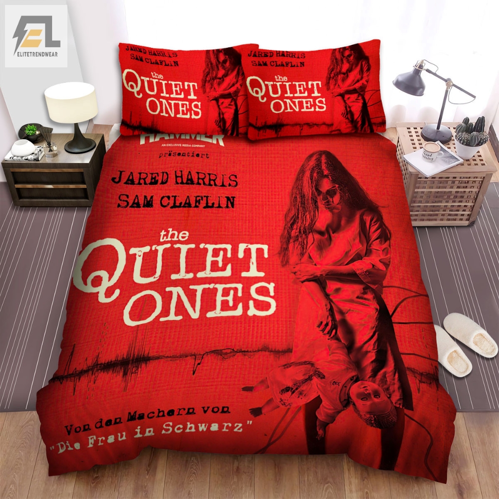 The Quiet Ones Movie Sad Girl Poster Bed Sheets Spread Comforter Duvet Cover Bedding Sets 