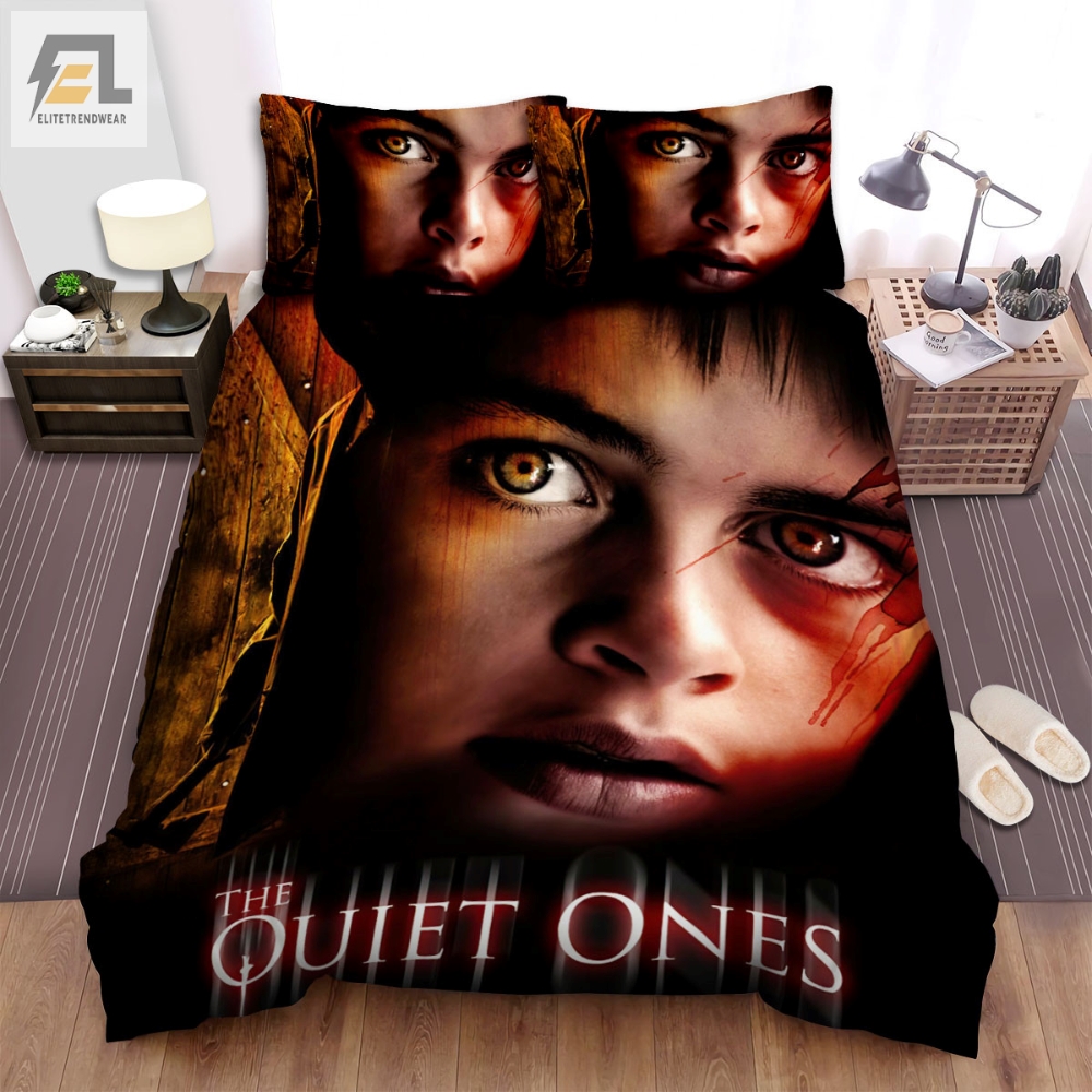 The Quiet Ones Movie Boy With Golden Eyes Poster Bed Sheets Spread Comforter Duvet Cover Bedding Sets 
