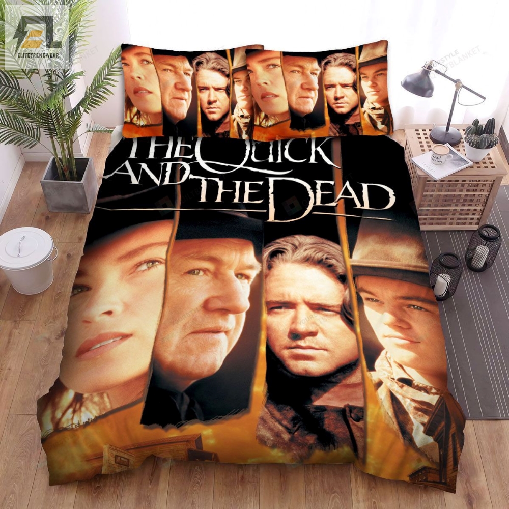 The Quick And The Dead Movie Poster Photo Bed Sheets Spread Comforter Duvet Cover Bedding Sets 