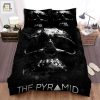 The Pyramid The Curse Is Real Black White Movie Poster Bed Sheets Spread Comforter Duvet Cover Bedding Sets elitetrendwear 1