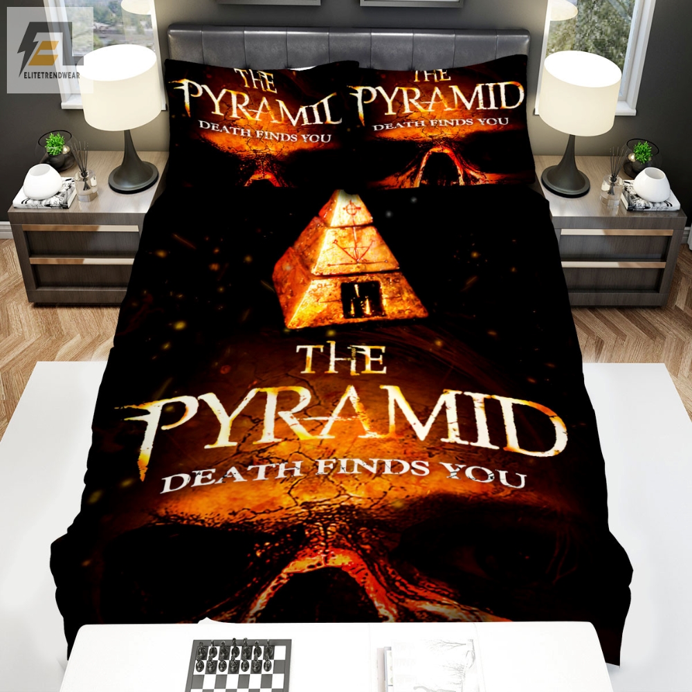 The Pyramid Death Finds You Movie Poster Bed Sheets Spread Comforter Duvet Cover Bedding Sets 