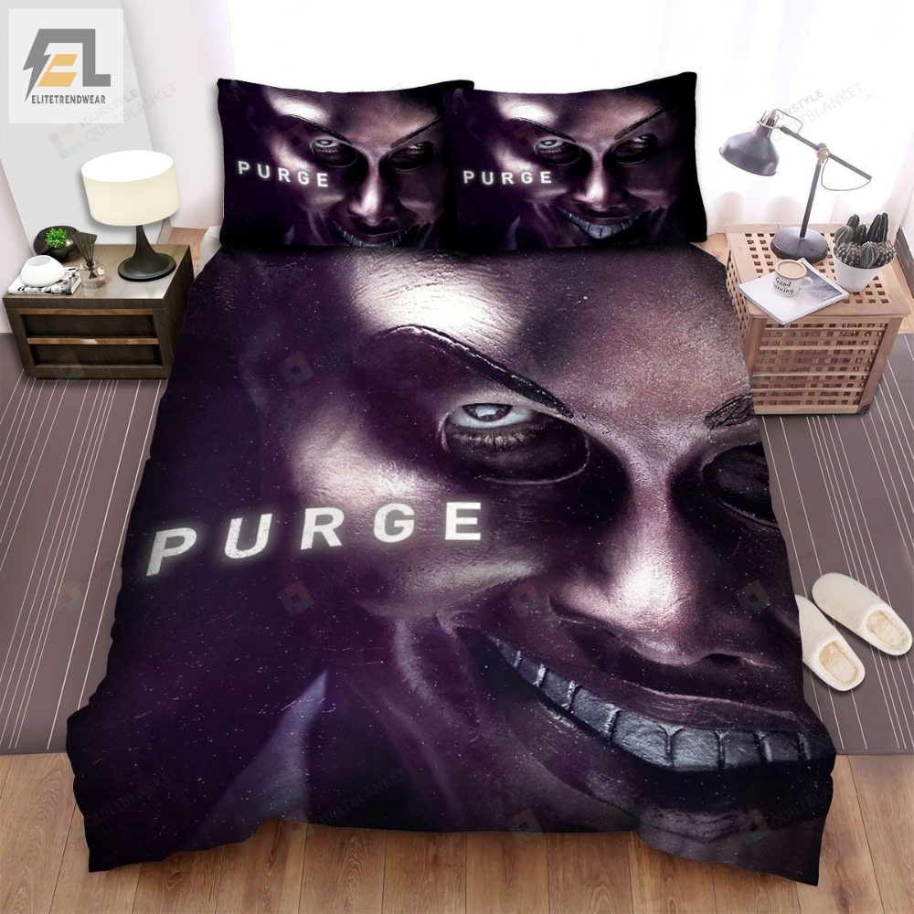 The Purge Series Smile Mask Bed Sheets Spread Comforter Duvet Cover Bedding Sets 