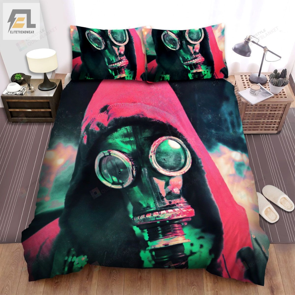 The Purge Series Red Mask Bed Sheets Spread Comforter Duvet Cover Bedding Sets 
