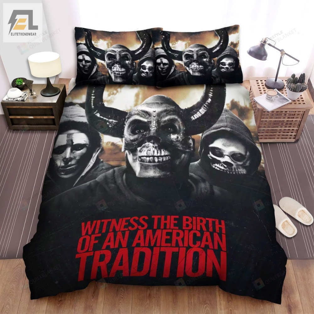 The Purge Series Poster The First Purge 2 Bed Sheets Spread Comforter Duvet Cover Bedding Sets 