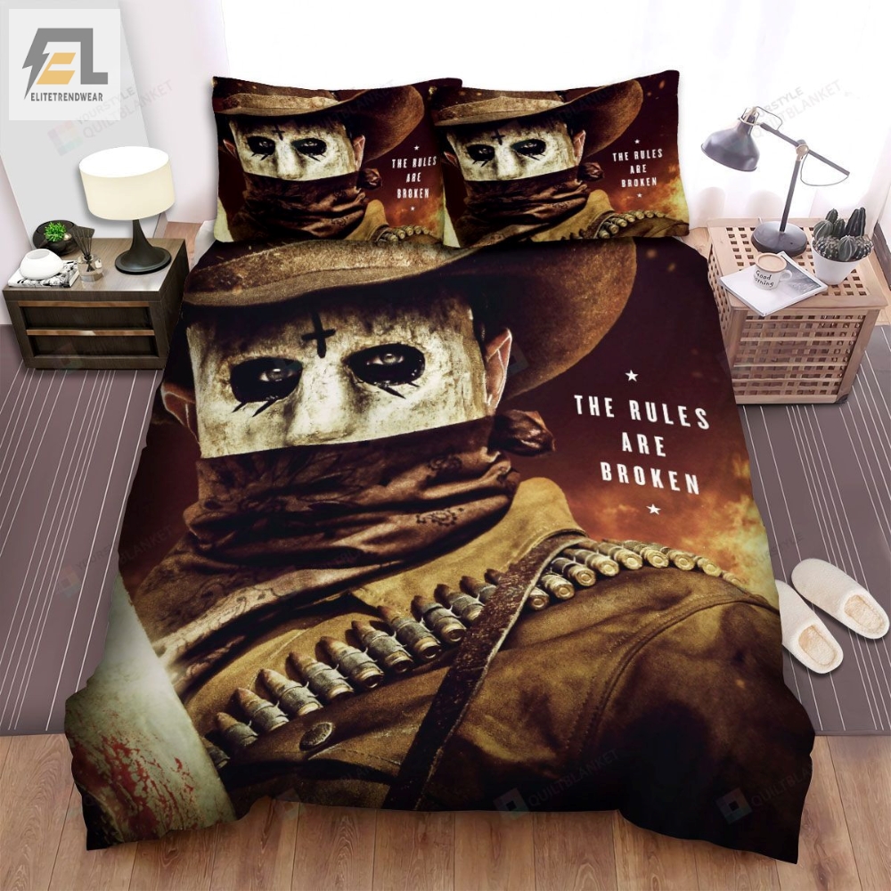 The Purge Series Poster Person Bed Sheets Spread Comforter Duvet Cover Bedding Sets 