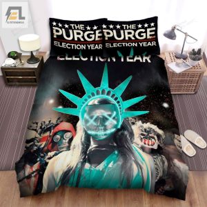 The Purge Series Poster Election Year Bed Sheets Spread Comforter Duvet Cover Bedding Sets elitetrendwear 1 1