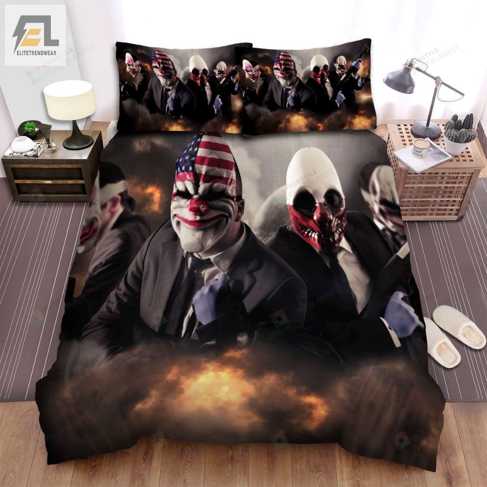 The Purge Series Foggy Bed Sheets Spread Comforter Duvet Cover Bedding Sets 