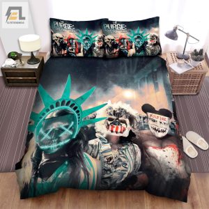 The Purge Series Corps Bed Sheets Spread Comforter Duvet Cover Bedding Sets elitetrendwear 1 1