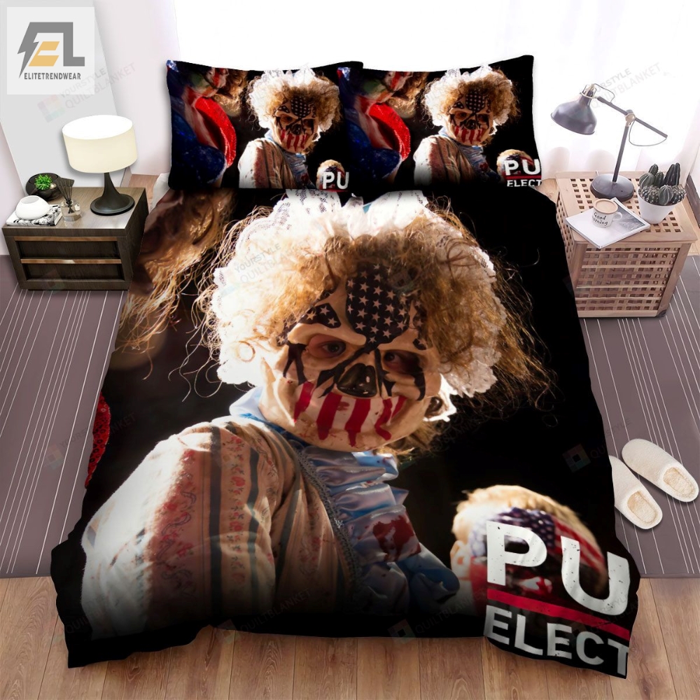 The Purge Series Clown Bed Sheets Spread Comforter Duvet Cover Bedding Sets 