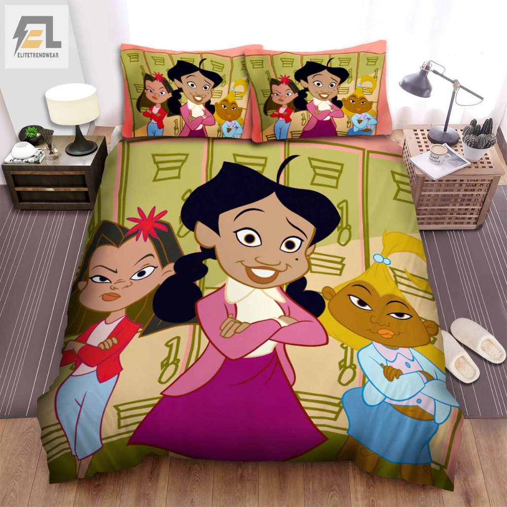 The Proud Family Penny Lacienega And Dijonay Bed Sheets Spread Duvet Cover Bedding Sets 