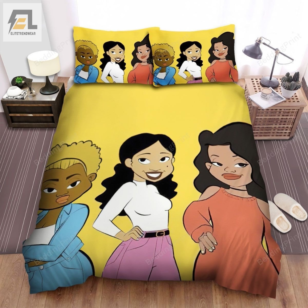 The Proud Family Penny And Friends Bed Sheets Spread Duvet Cover Bedding Sets 