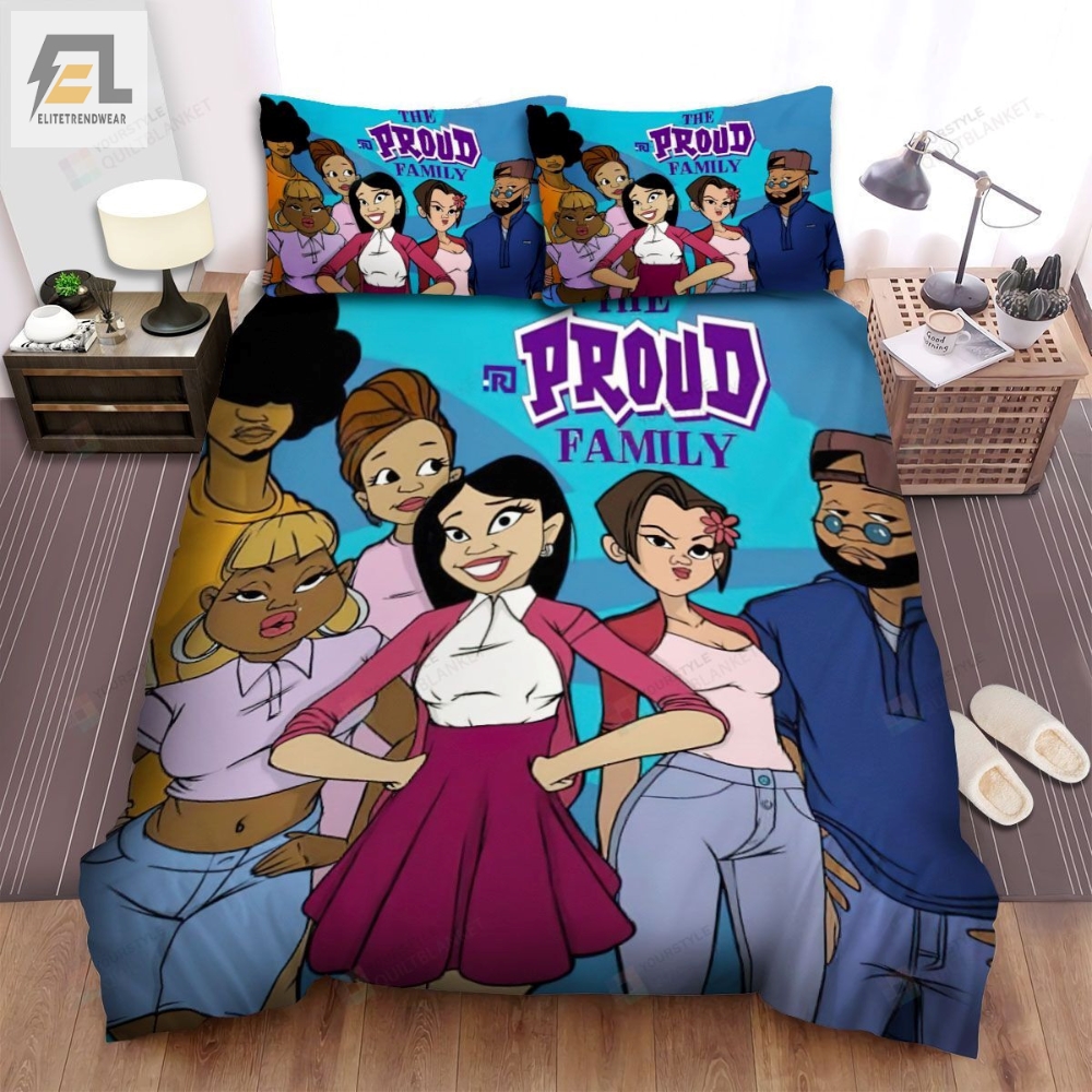 The Proud Family Group Of Pennyâs Friends Bed Sheets Spread Duvet Cover Bedding Sets 