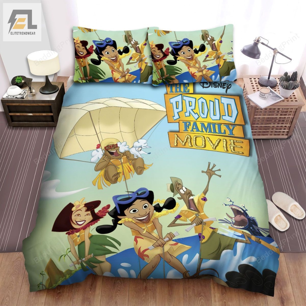 The Proud Family Family Go Traveling Bed Sheets Spread Duvet Cover Bedding Sets 