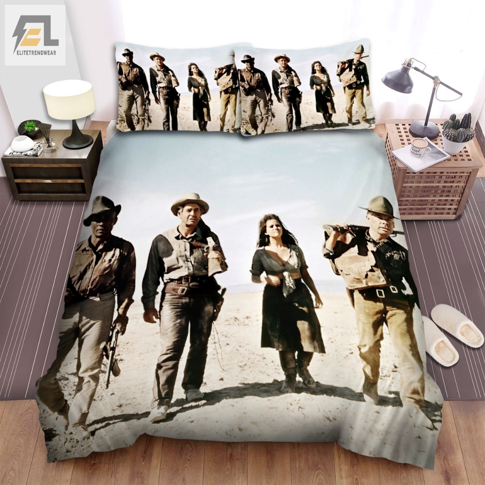 The Professionals 1966 Movie Scene Bed Sheets Spread Comforter Duvet Cover Bedding Sets 