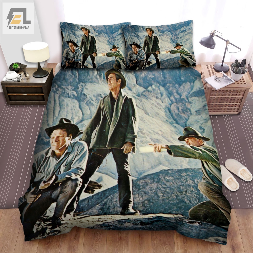 The Professionals 1966 Movie Scene 4 Bed Sheets Spread Comforter Duvet Cover Bedding Sets 