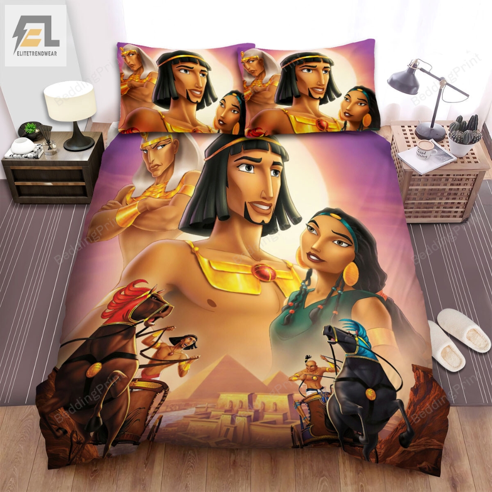 The Prince Of Egypt Poster 4 Bed Sheets Duvet Cover Bedding Sets 