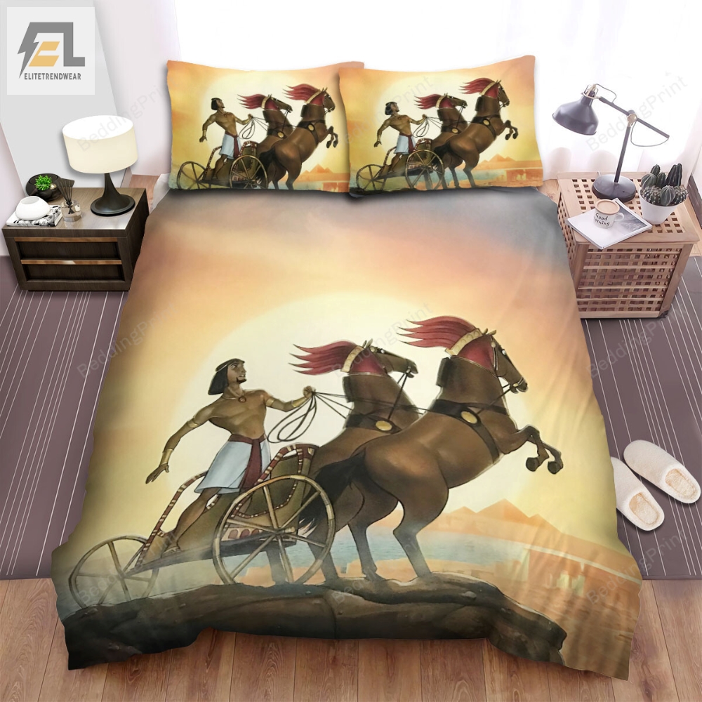 The Prince Of Egypt Animated Movie Art Bed Sheets Duvet Cover Bedding Sets 