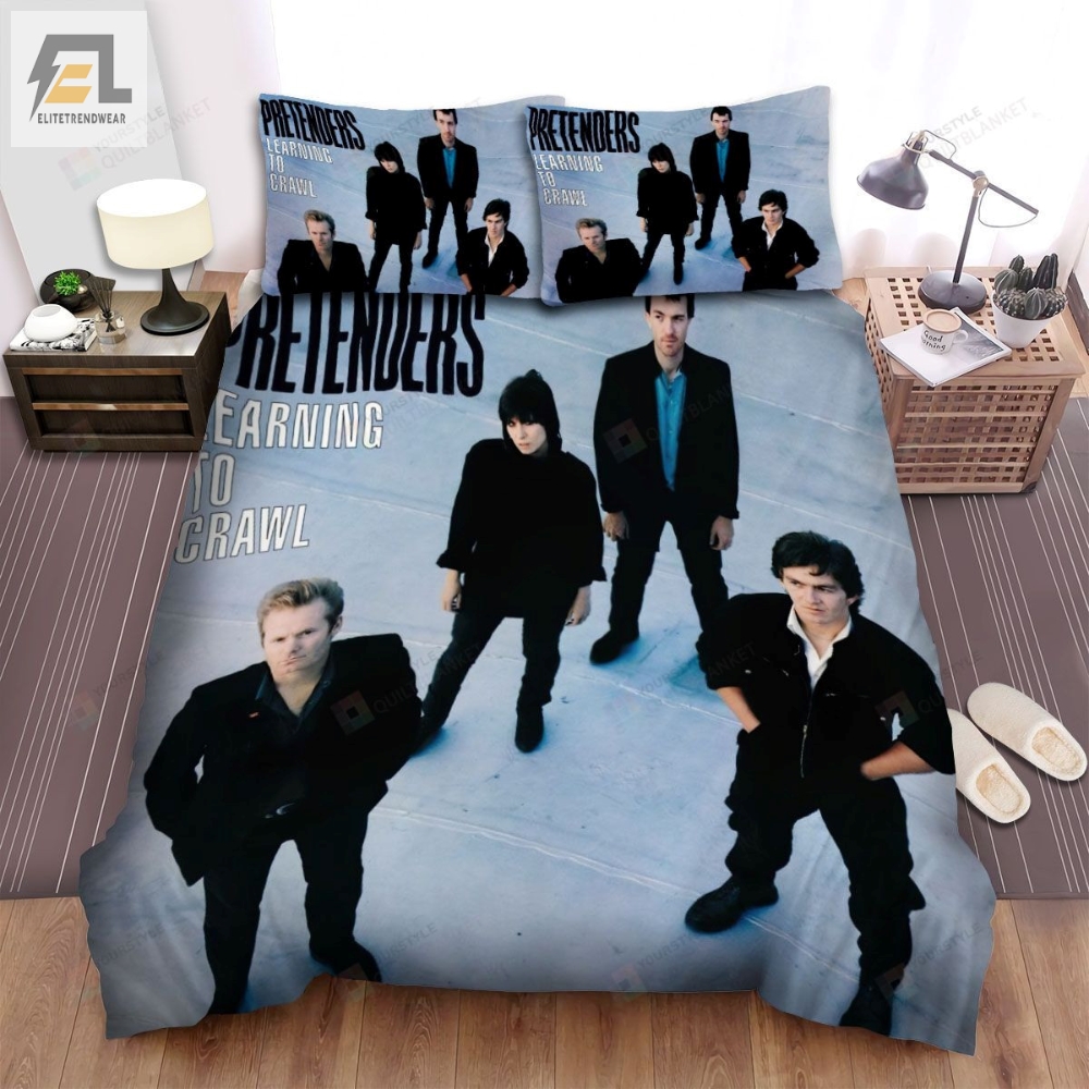The Pretenders Learning To Crawl Album Music Bed Sheets Spread Comforter Duvet Cover Bedding Sets 
