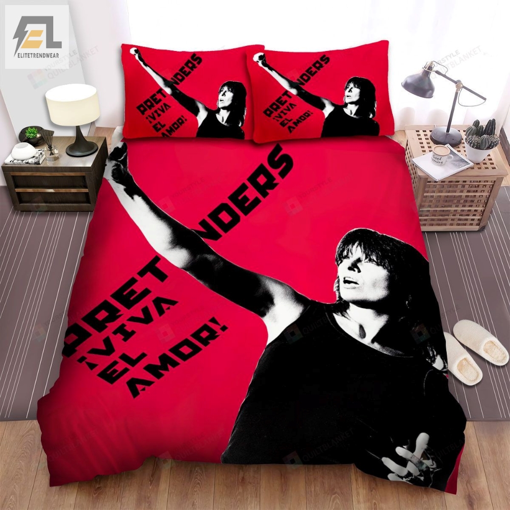 The Pretenders Iviva El Amor Album Music Bed Sheets Spread Comforter Duvet Cover Bedding Sets 