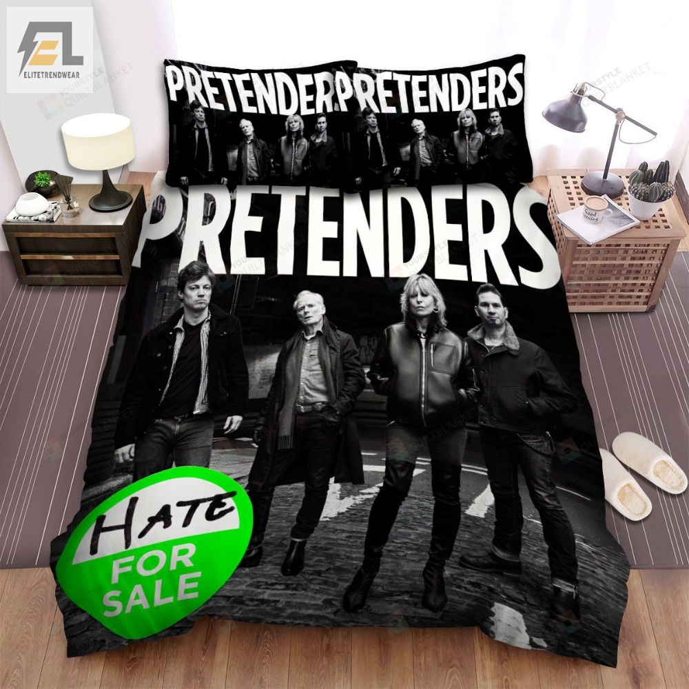 The Pretenders Hate For Sale Album Music Bed Sheets Spread Comforter Duvet Cover Bedding Sets 