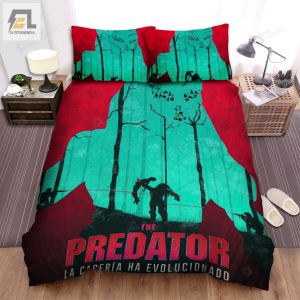 The Predator Poster Fan Art Bed Sheets Duvet Cover Bedding Sets elitetrendwear 1 1