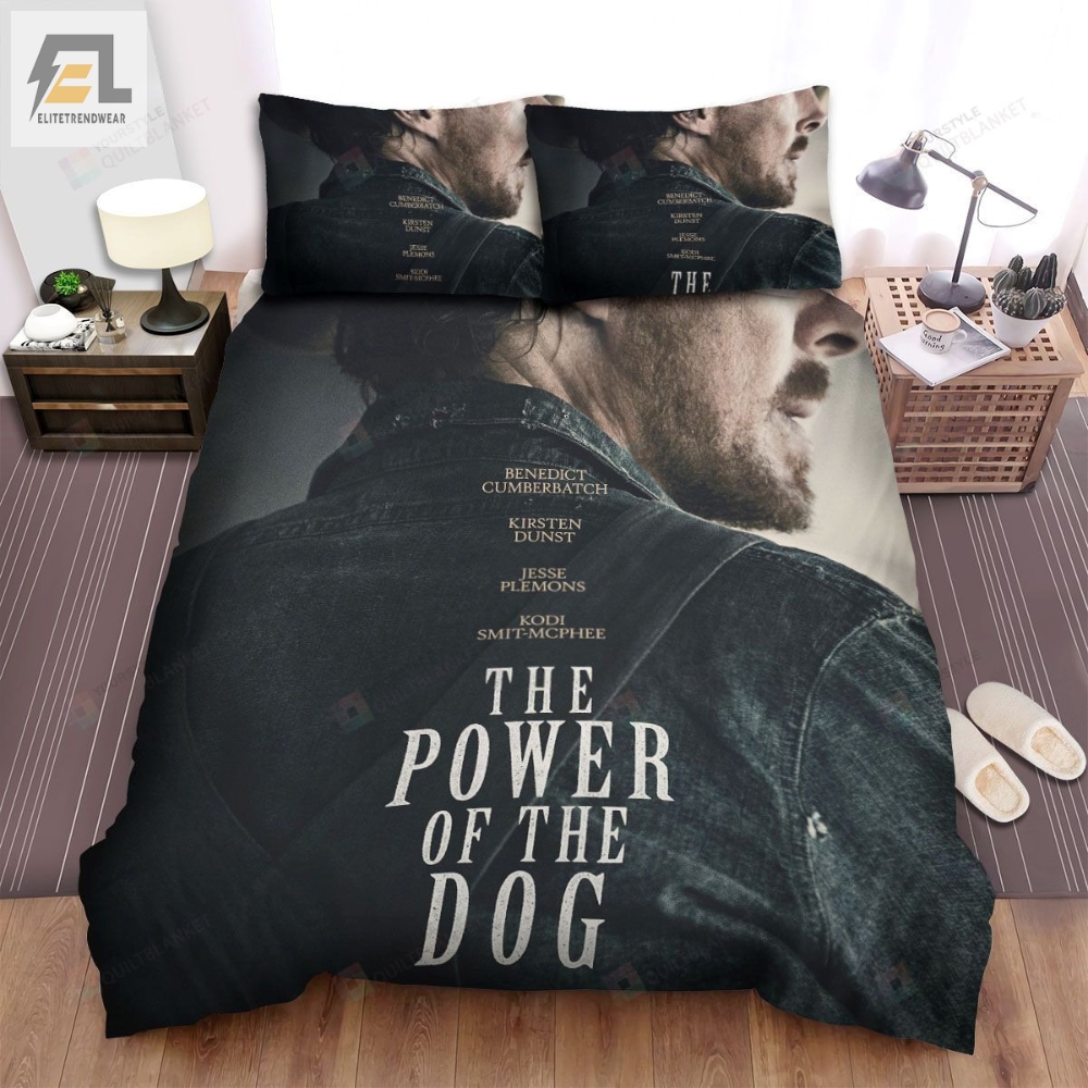 The Power Of The Dog 2021 Back Shadow Movie Poster Bed Sheets Spread Comforter Duvet Cover Bedding Sets 