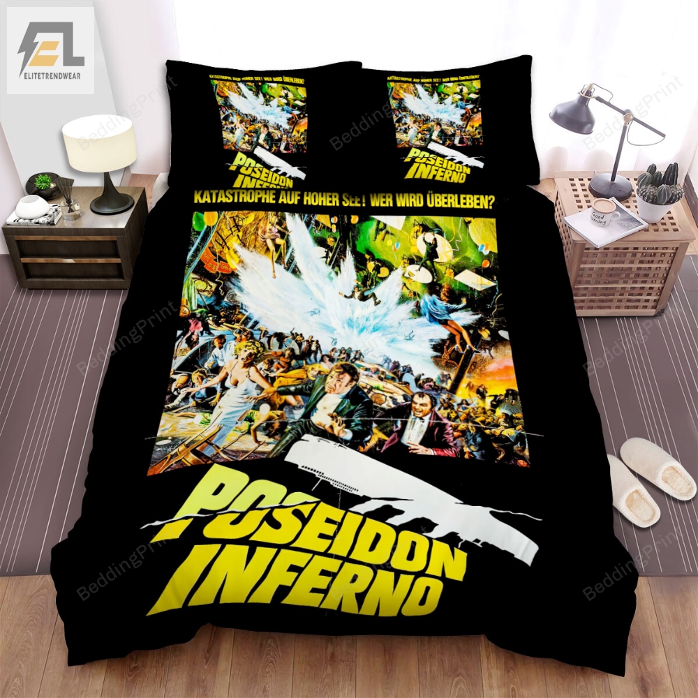 The Poseidon Adventure Movie Poster 4 Bed Sheets Duvet Cover Bedding Sets 