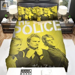 The Police Band Members Bed Sheets Spread Comforter Duvet Cover Bedding Sets elitetrendwear 1 1