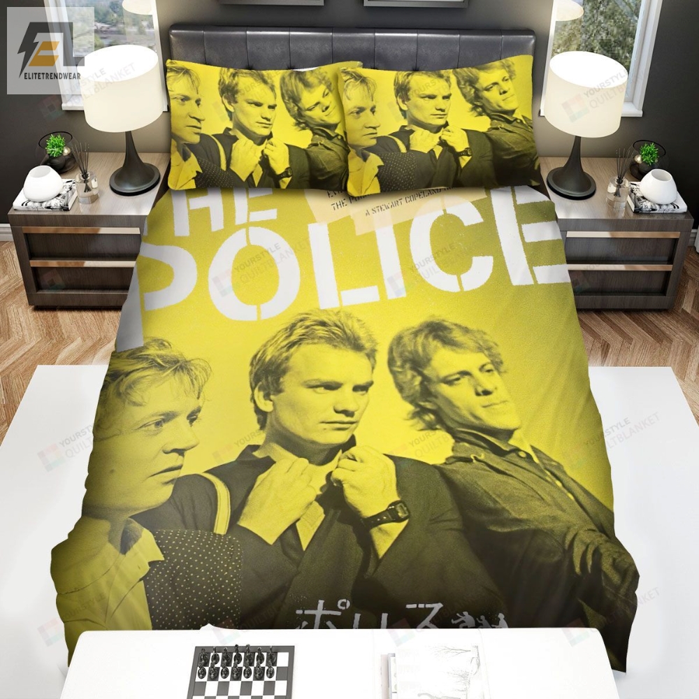 The Police Band Members Bed Sheets Spread Comforter Duvet Cover Bedding Sets 
