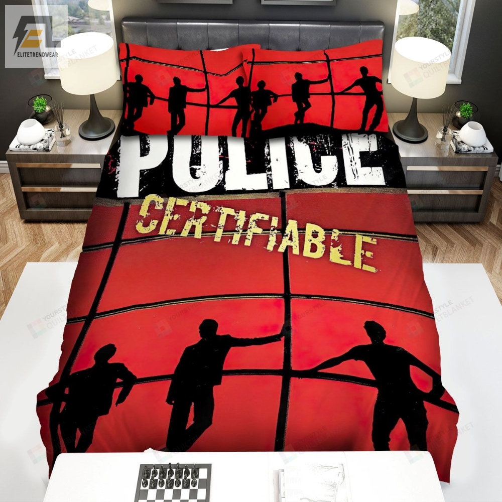 The Police Band Certificate Bed Sheets Spread Comforter Duvet Cover Bedding Sets 