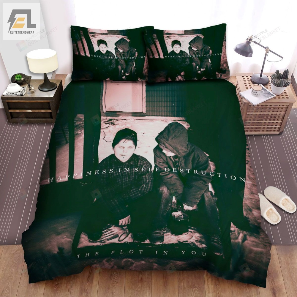 The Plot In You Music Happiness In Self Destruction Album Bed Sheets Spread Comforter Duvet Cover Bedding Sets 