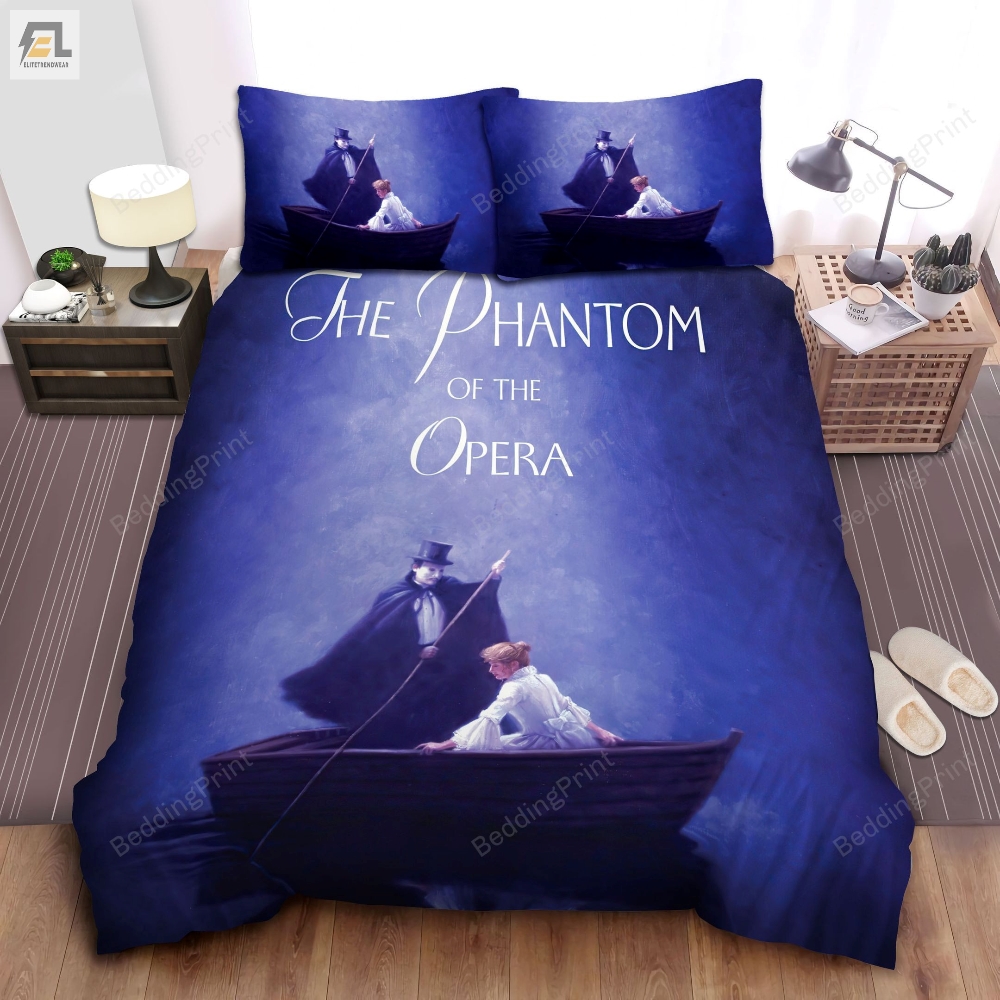 The Phantom Of The Opera The White Mask Phantom And His Love Bed Sheets Duvet Cover Bedding Sets 