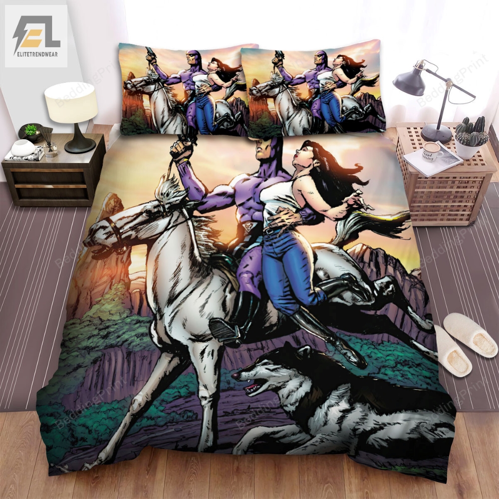 The Phantom 1996 Movie Comic Book Bed Sheets Duvet Cover Bedding Sets 