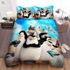 The Penguins Of Madagascar Movie Poster Bed Sheets Spread Comforter Duvet Cover Bedding Sets elitetrendwear 1