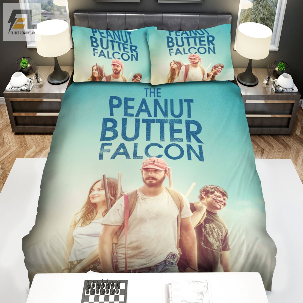 The Peanut Butter Falcon 2019 Movie Poster 2 Bed Sheets Duvet Cover Bedding Sets 