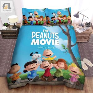 The Peanuts Movie Characters Celebrating Bed Sheets Spread Comforter Duvet Cover Bedding Sets elitetrendwear 1 1