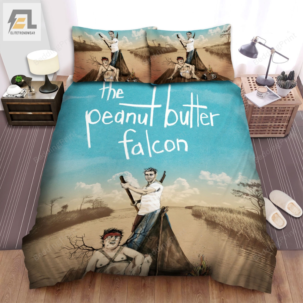 The Peanut Butter Falcon 2019 Movie Digital Art Bed Sheets Duvet Cover Bedding Sets 