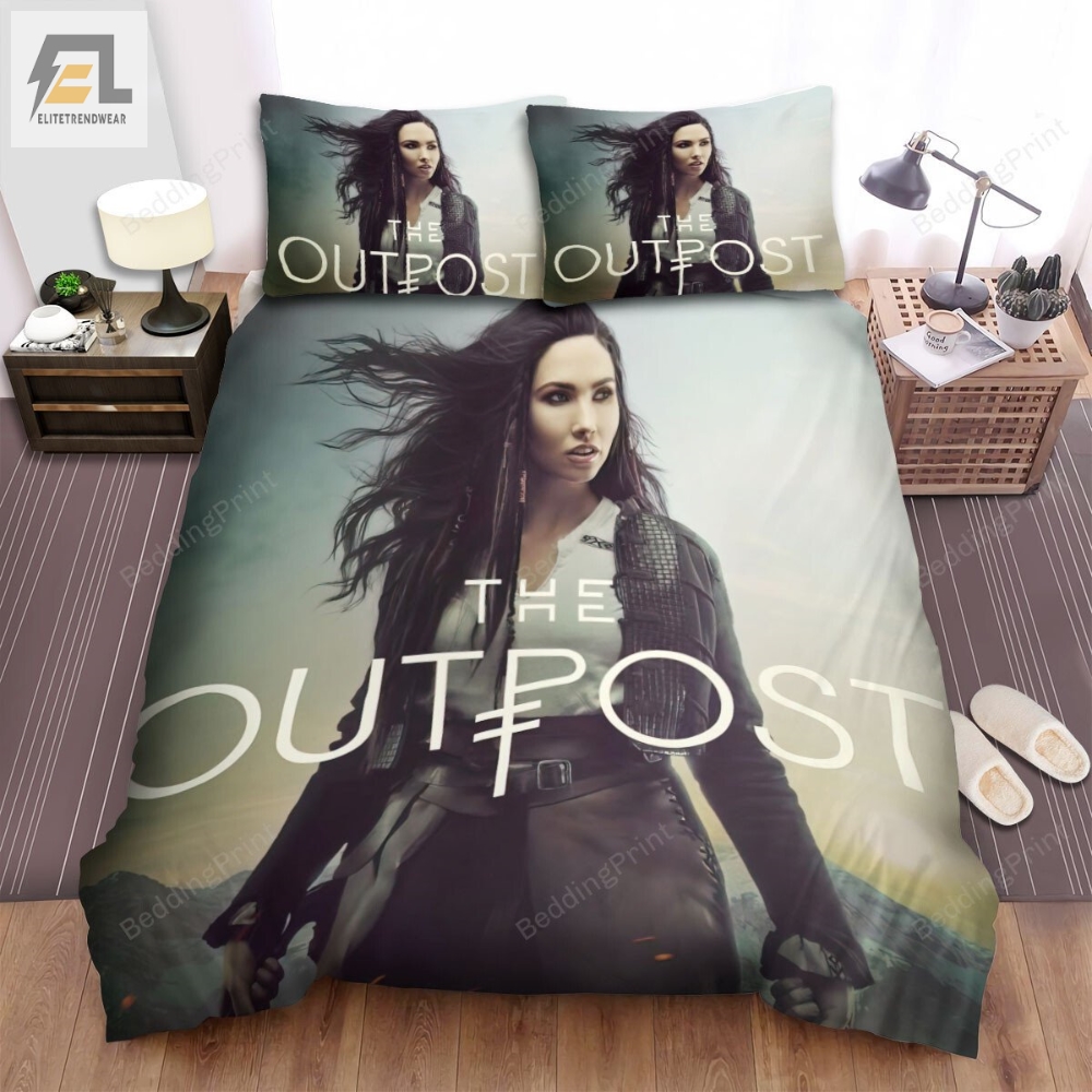 The Outpost The Cool Girl With Sword Movie Poster Bed Sheets Duvet Cover Bedding Sets 
